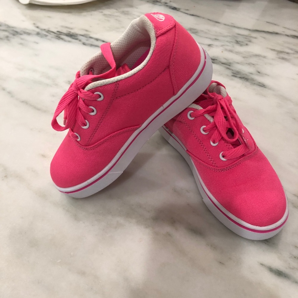 Girls pink Healies size youth 1